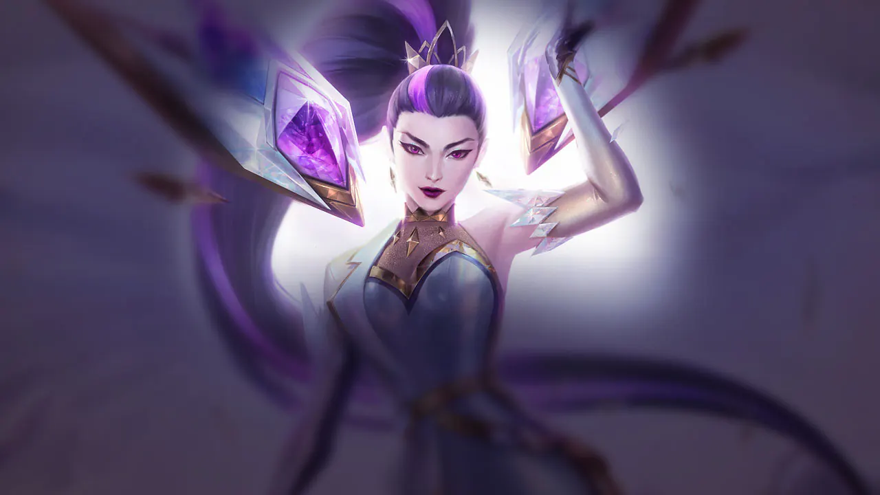 Prestige K/DA ALL OUT Kai'Sa splash art
