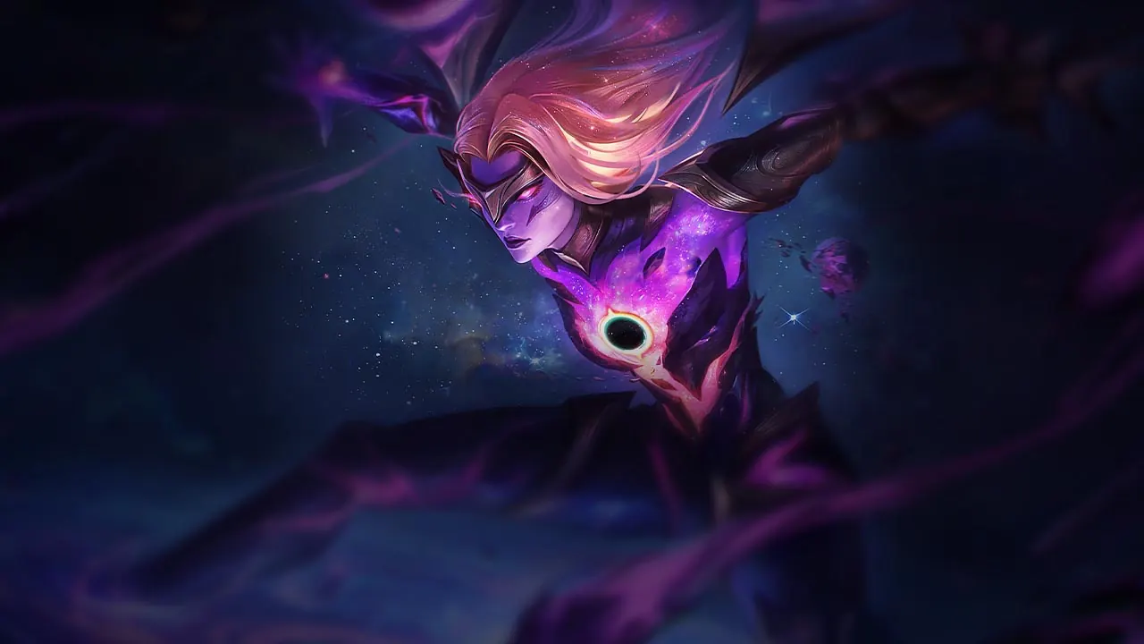 Dark Star Kai'Sa splash art