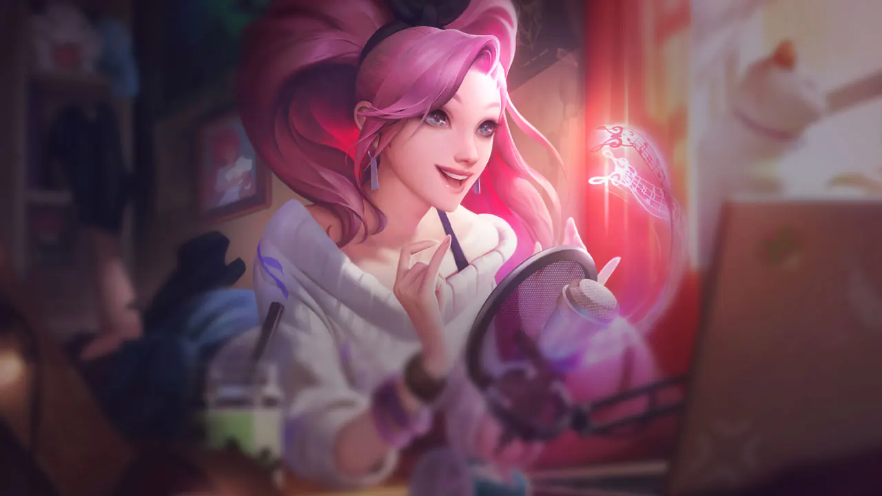 K/DA ALL OUT Seraphine Indie splash art