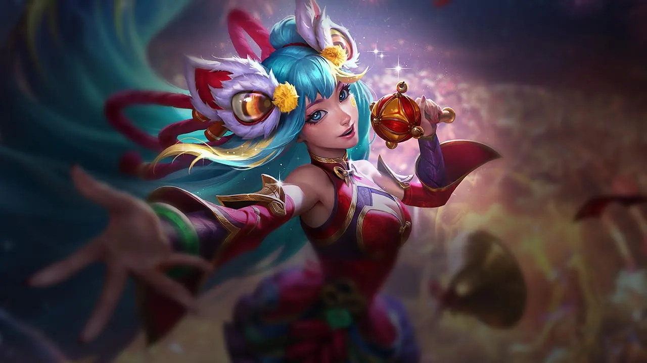 Firecracker Seraphine splash art