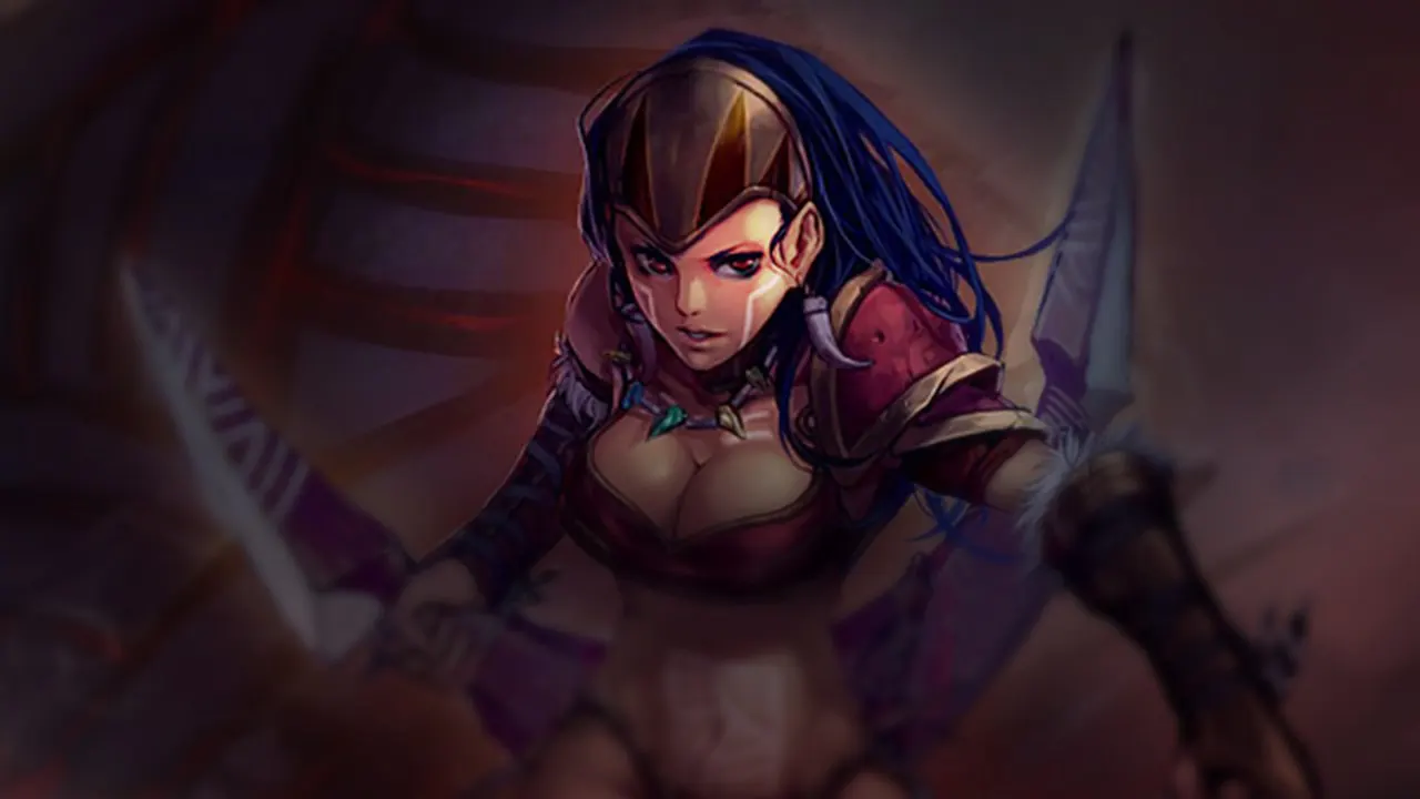 Huntress Sivir splash art