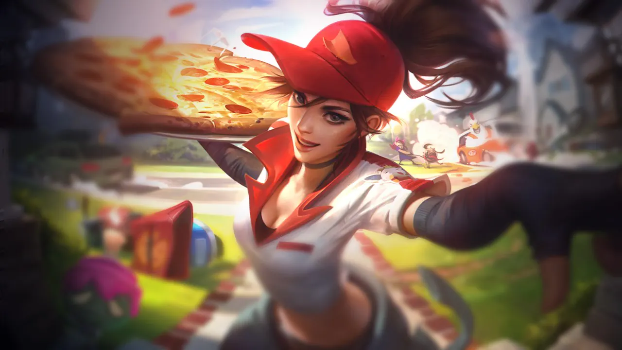 Pizza Delivery Sivir splash art