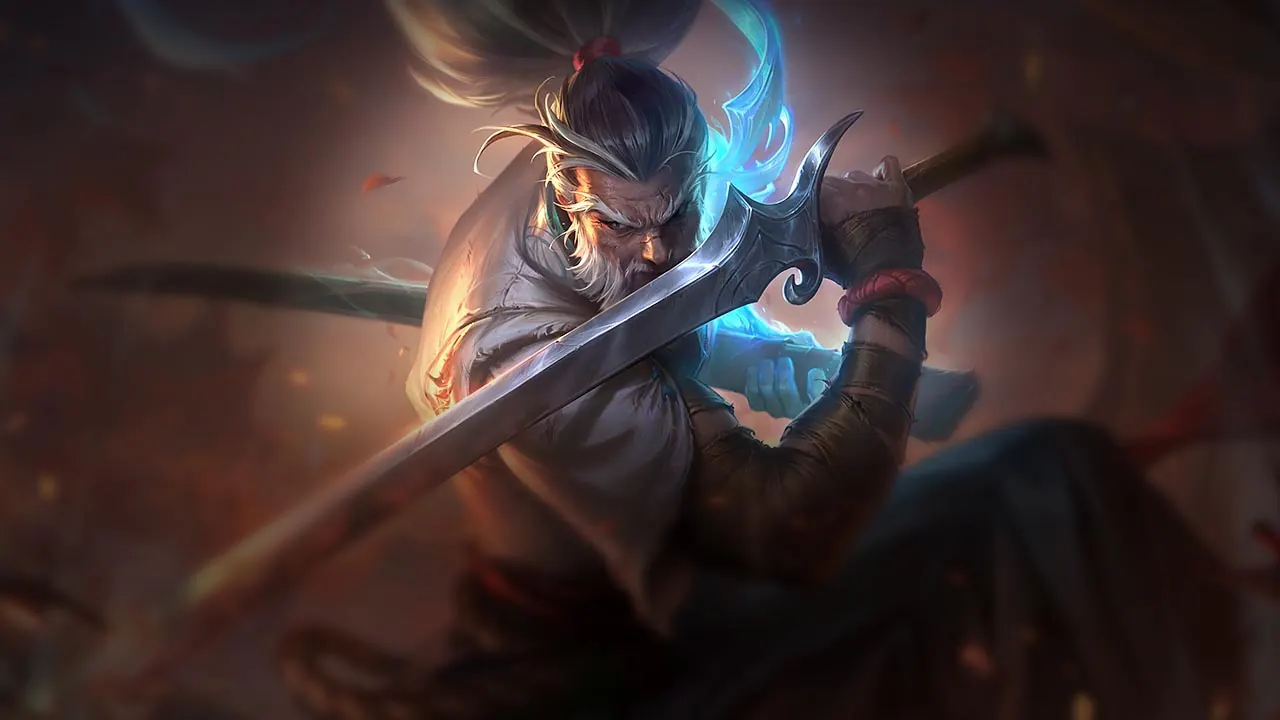 Foreseen Yasuo splash art