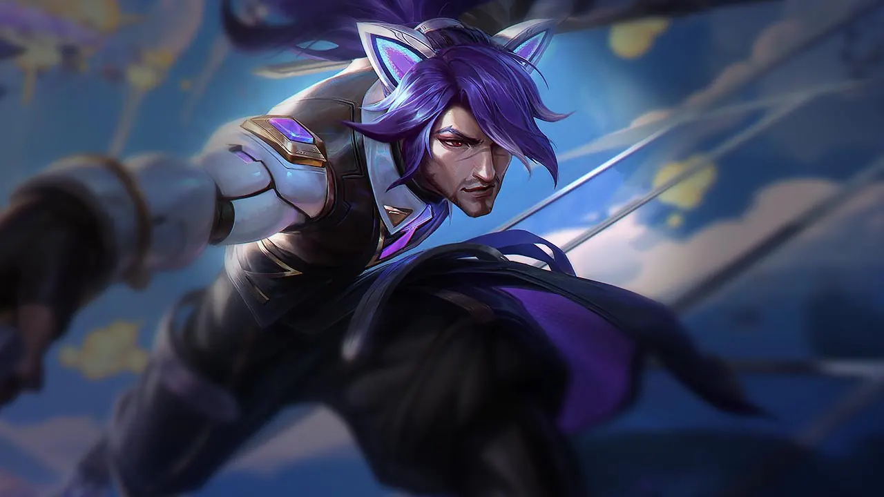Battle Wolf Yasuo splash art