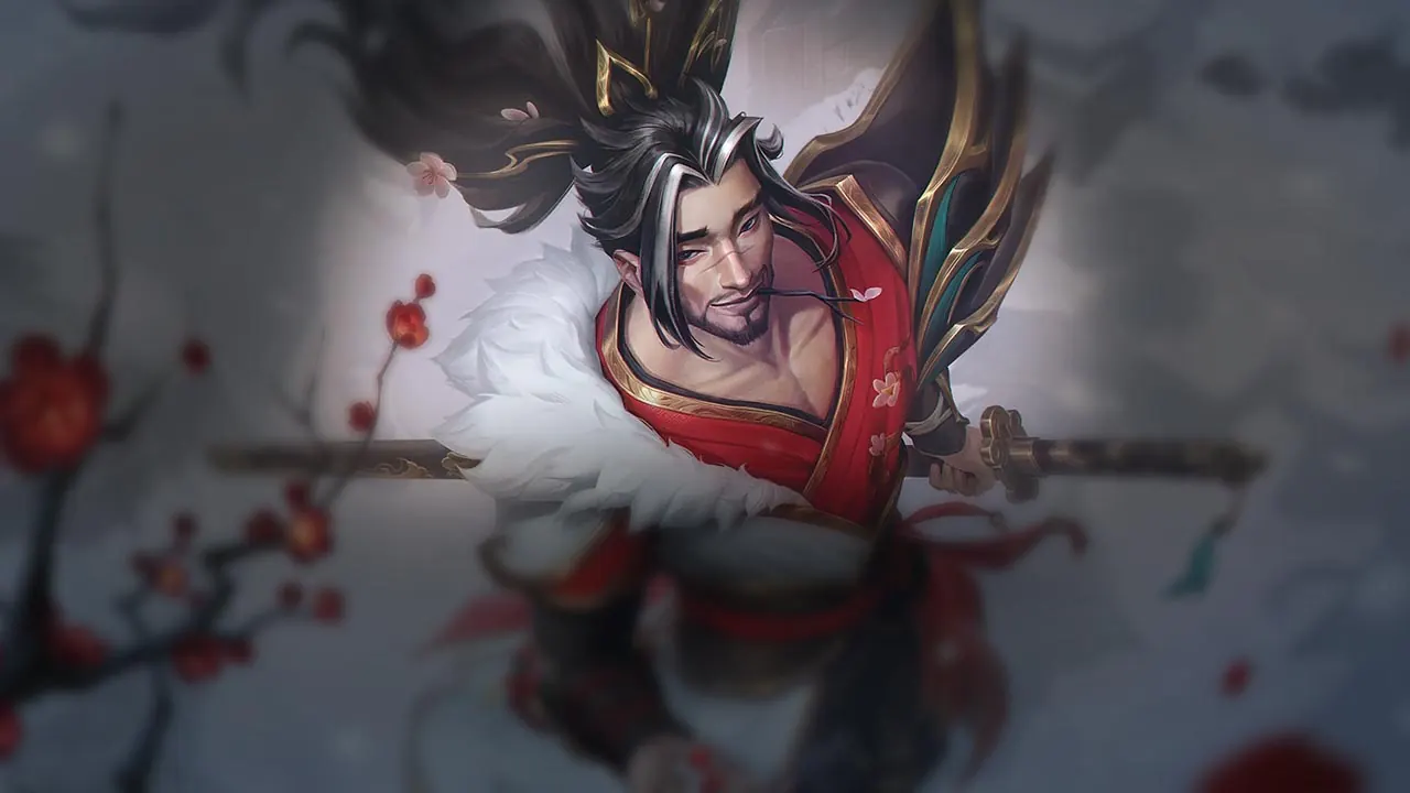 Petals of Spring Yasuo splash art