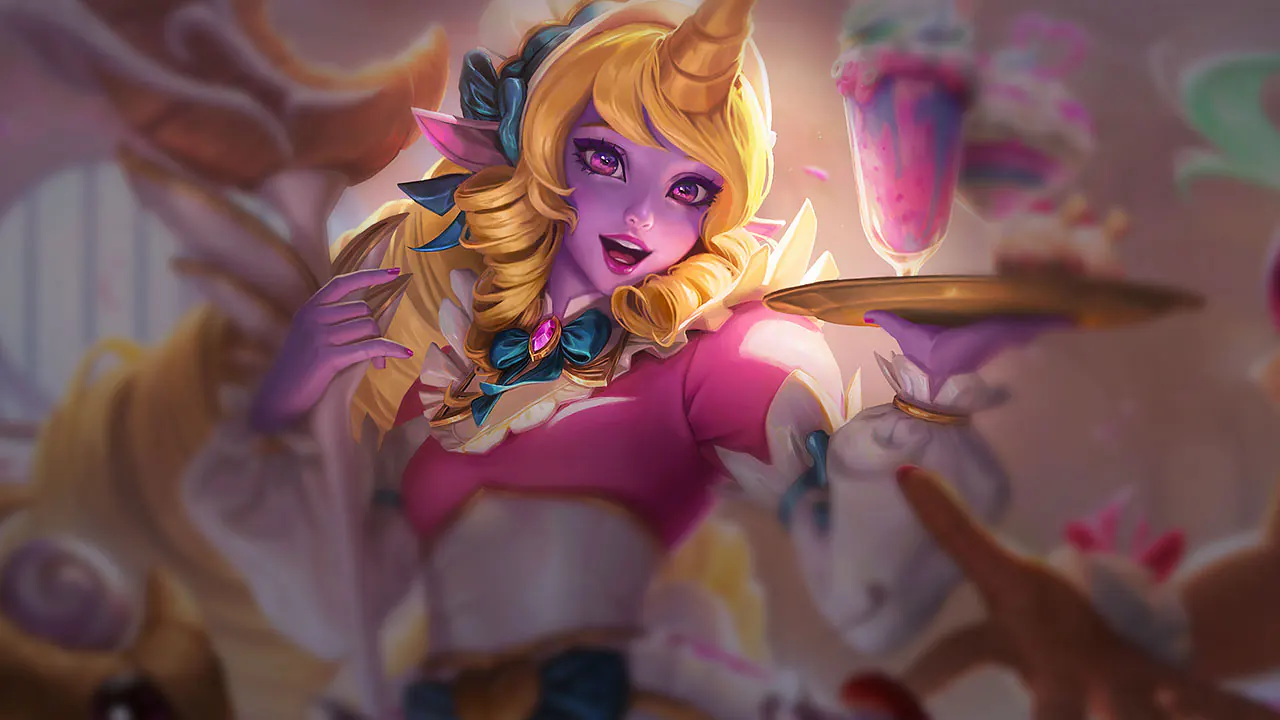 Cafe Cuties Soraka splash art