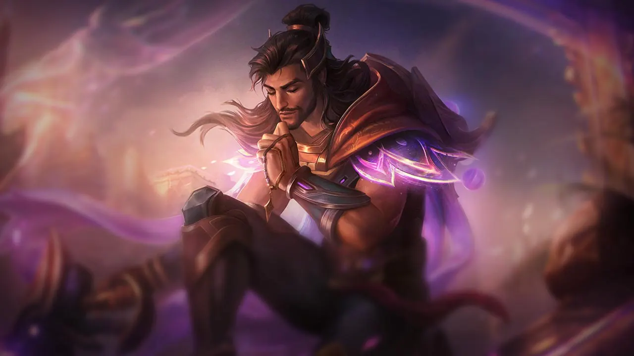 Three Honors Akshan splash art