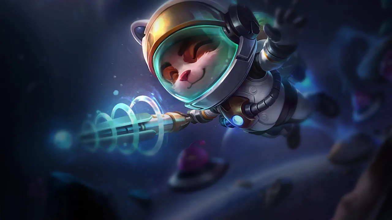 Astronaut Teemo splash art