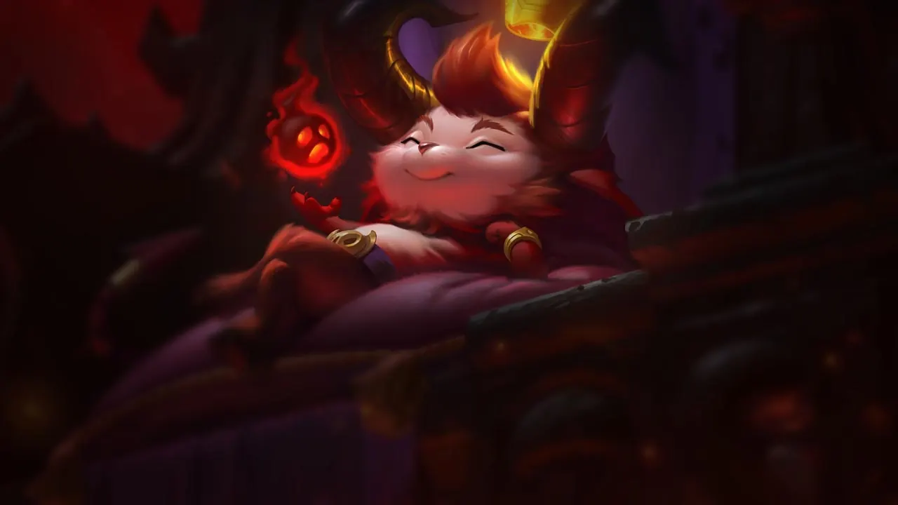 Little Devil Teemo splash art