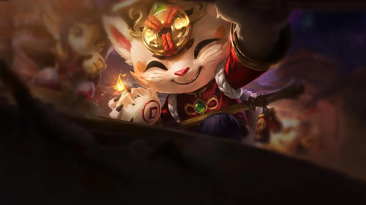 Firecracker Teemo splash art
