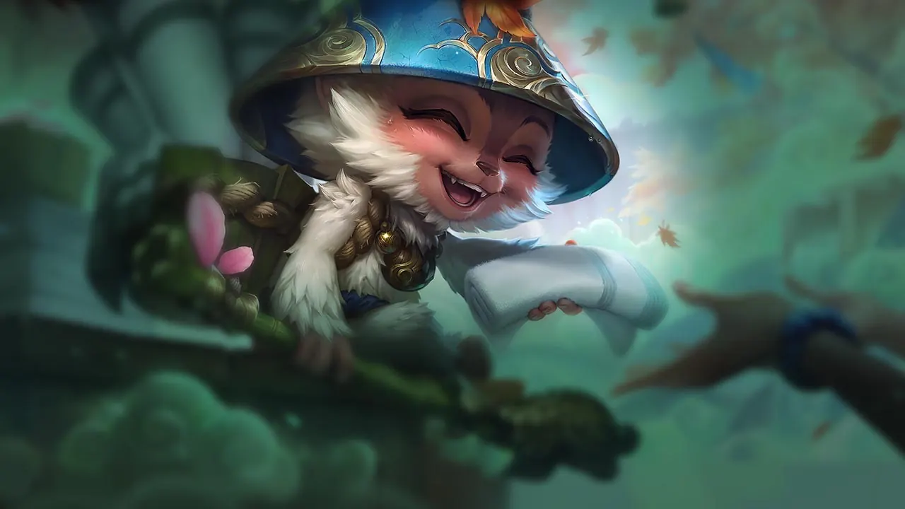 Spirit Blossom Springs Teemo splash art