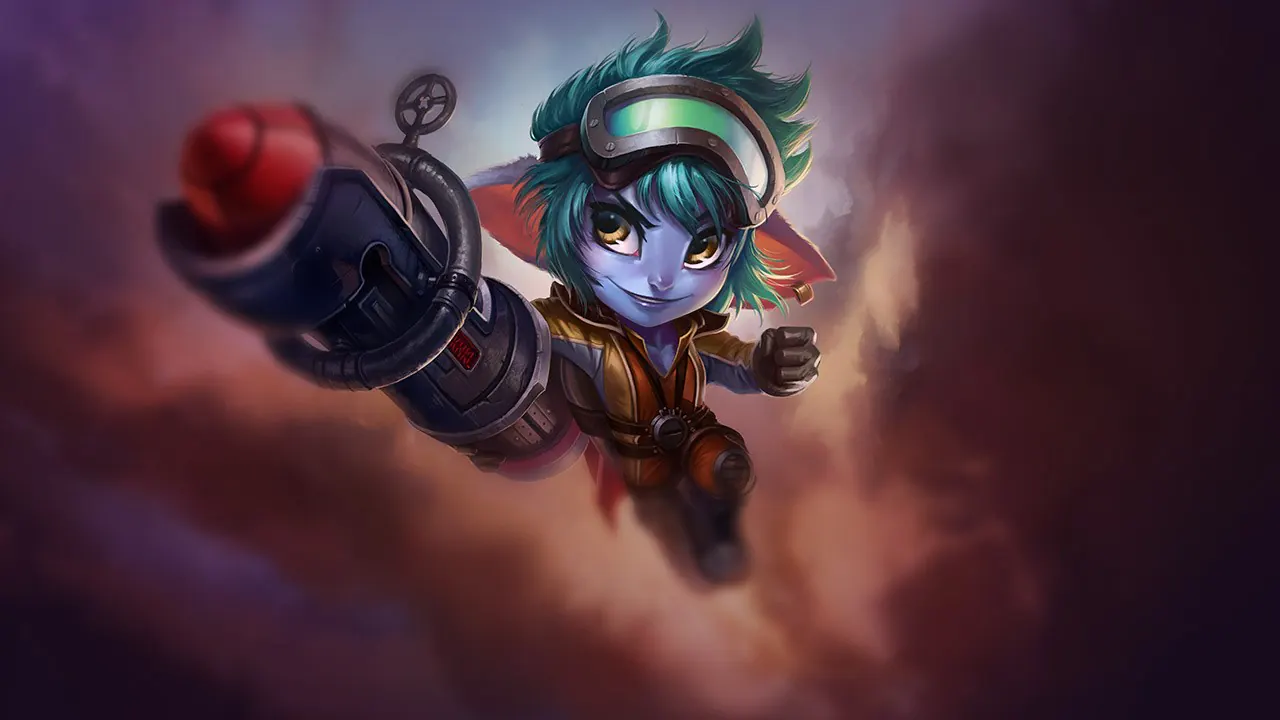 Rocket Girl Tristana splash art