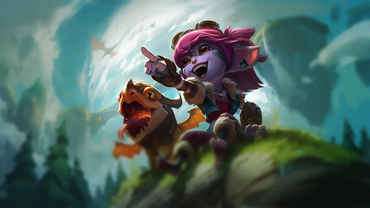 Dragon Trainer Tristana splash art