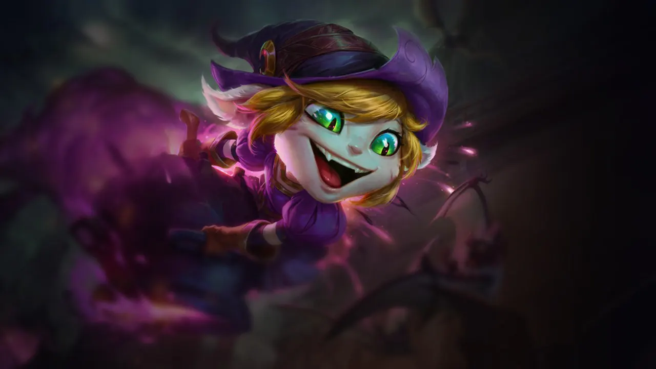 Bewitching Tristana splash art