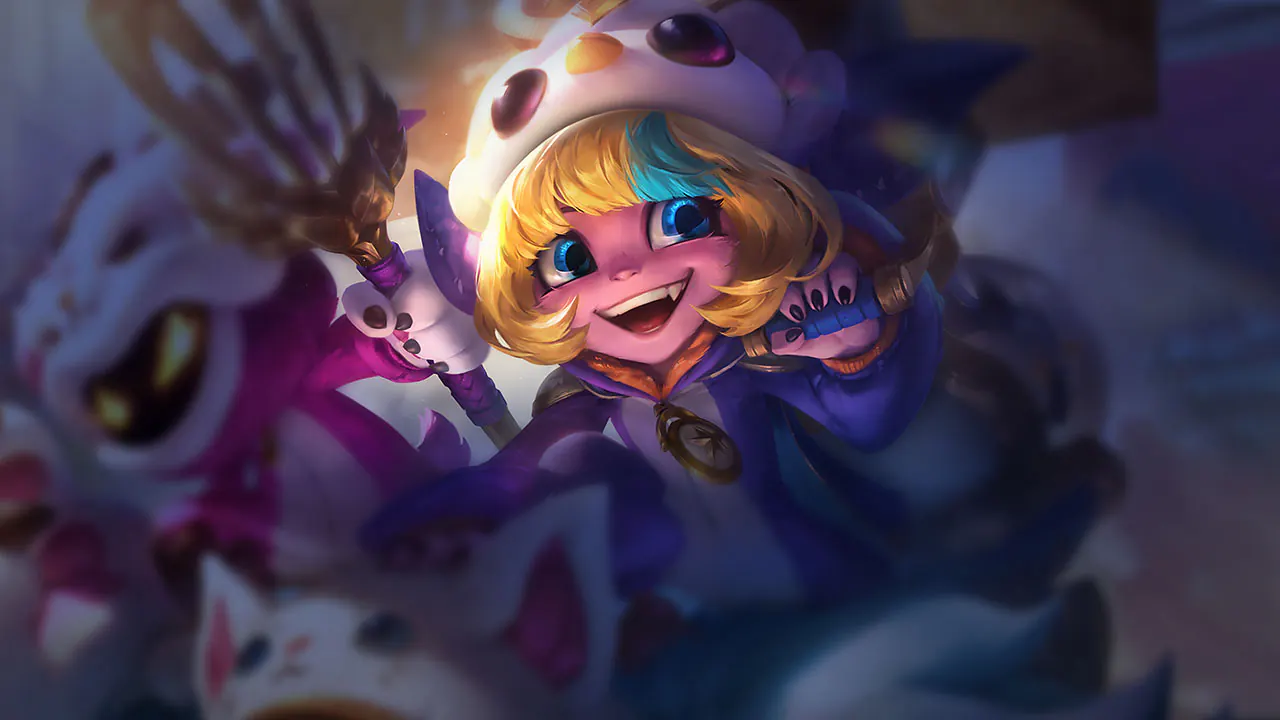 Pengu Cosplay Tristana splash art