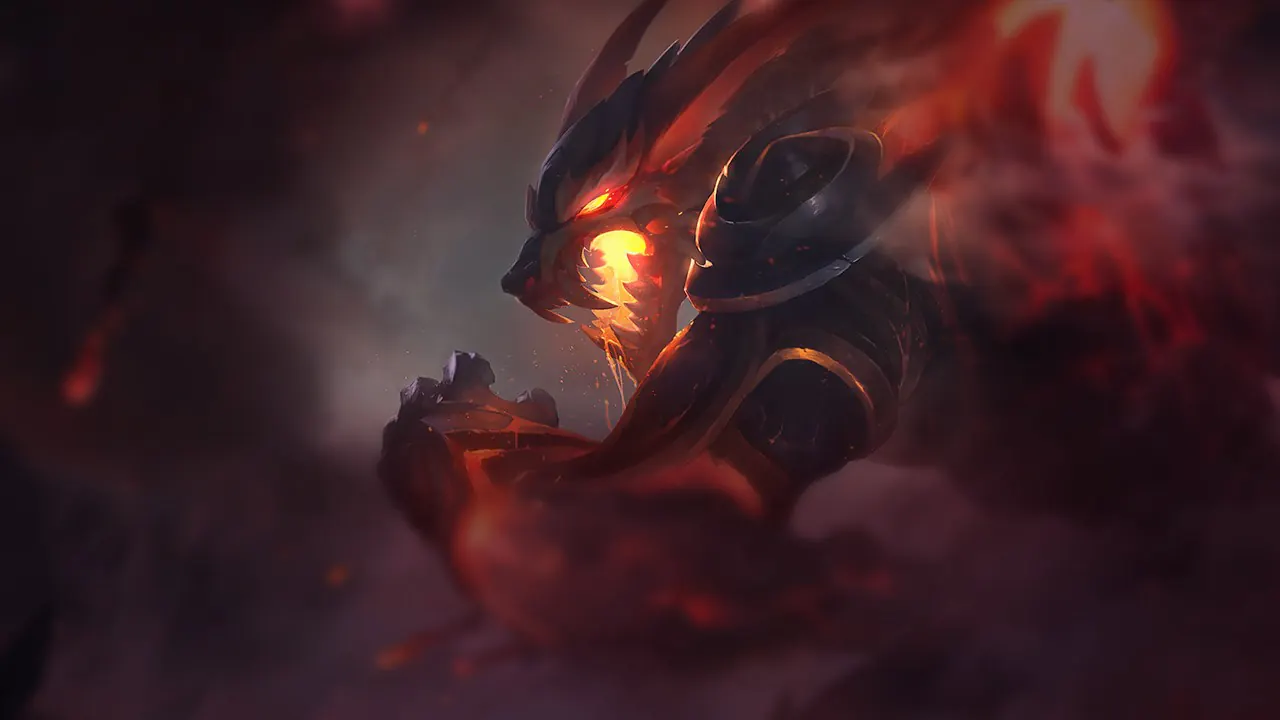Firefang Warwick splash art