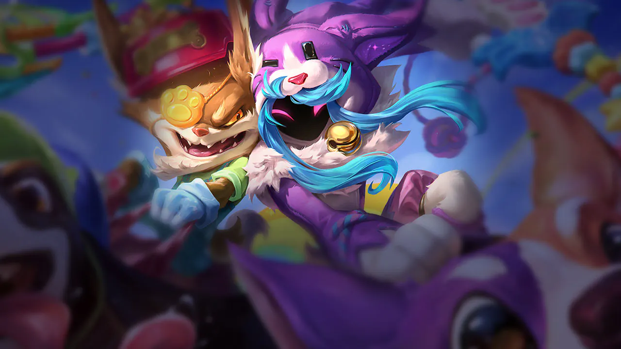 Woof and Lamb Kindred splash art