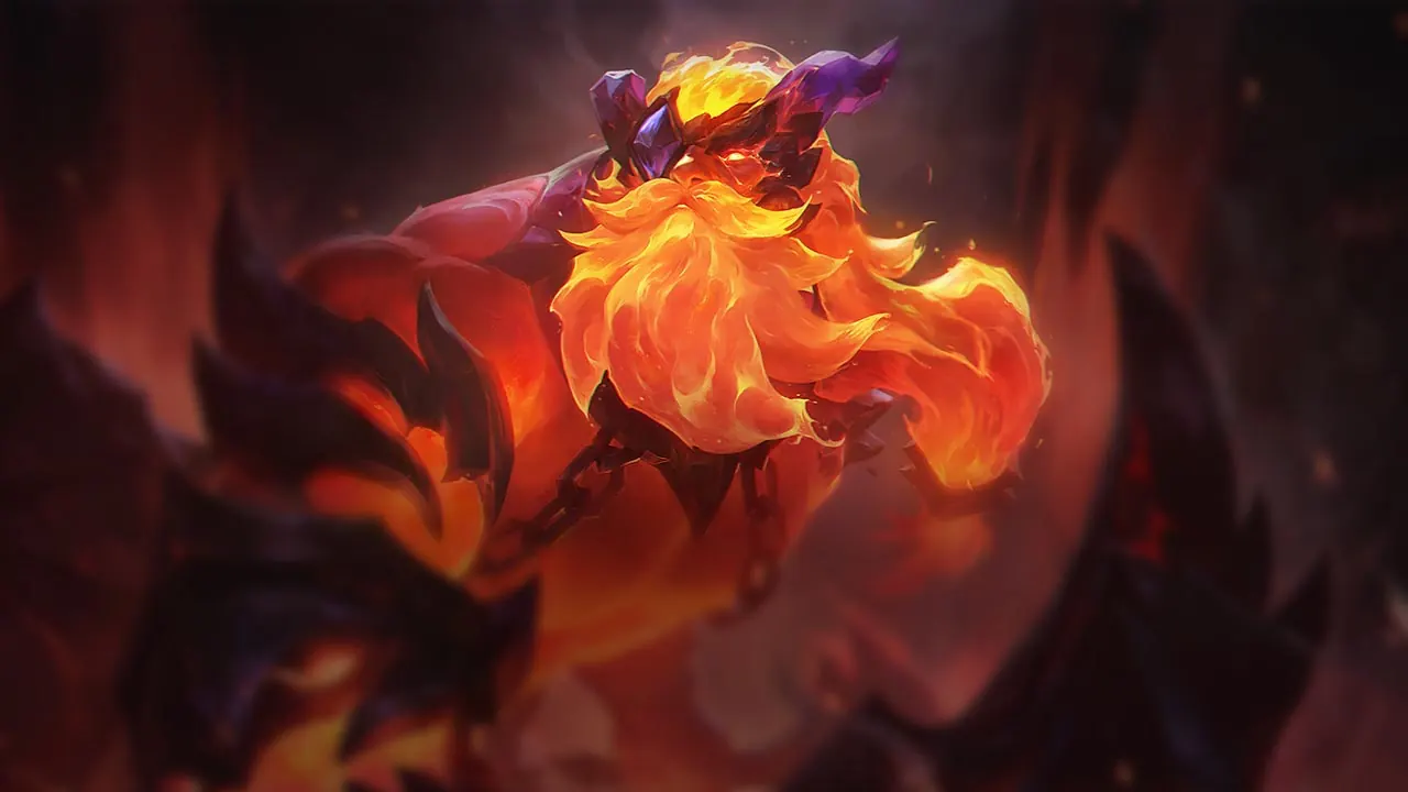 Infernal Olaf splash art