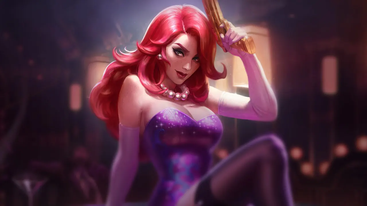 Secret Agent Miss Fortune splash art