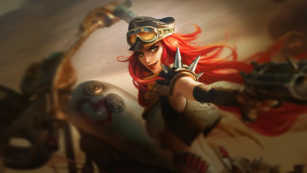Road Warrior Miss Fortune splash art