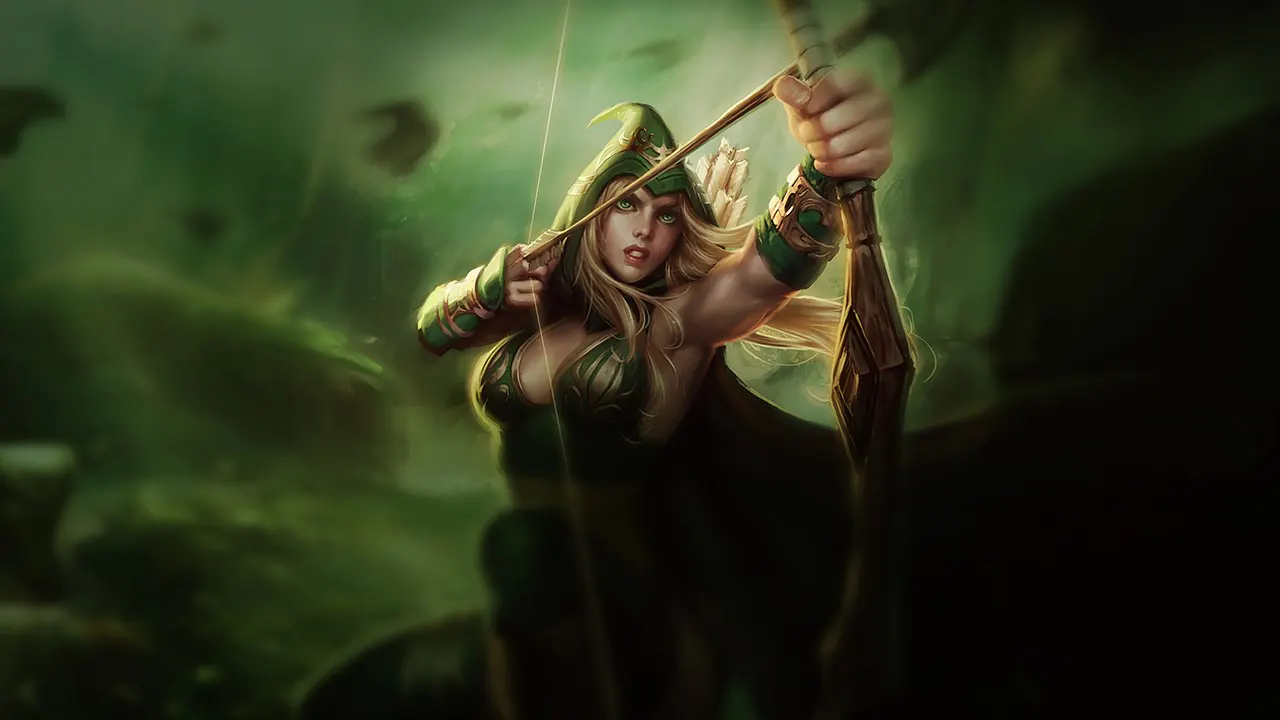Sherwood Forest Ashe splash art