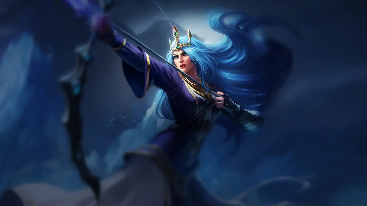 Queen Ashe splash art