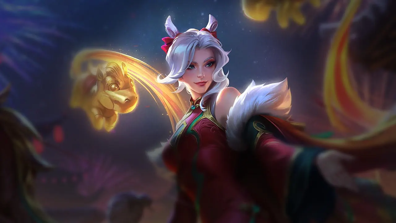 Firecracker Ashe splash art