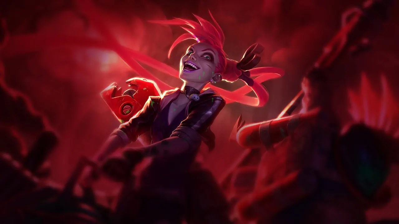 Zombie Slayer Jinx splash art