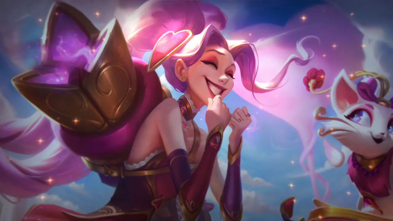 Heartseeker Jinx splash art