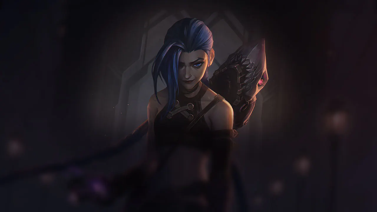 Arcane Enemy Jinx splash art