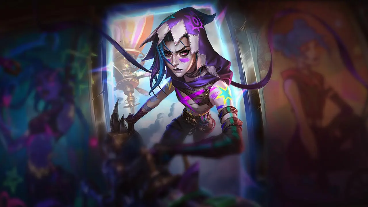 Arcane Fractured Jinx splash art