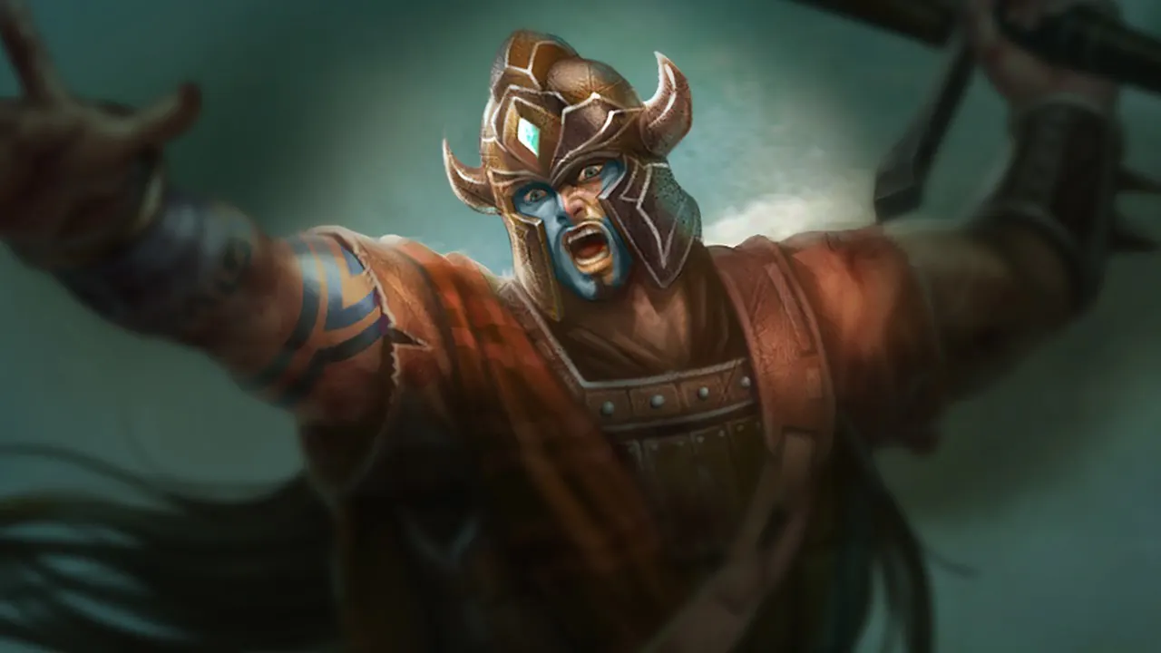 Highland Tryndamere splash art