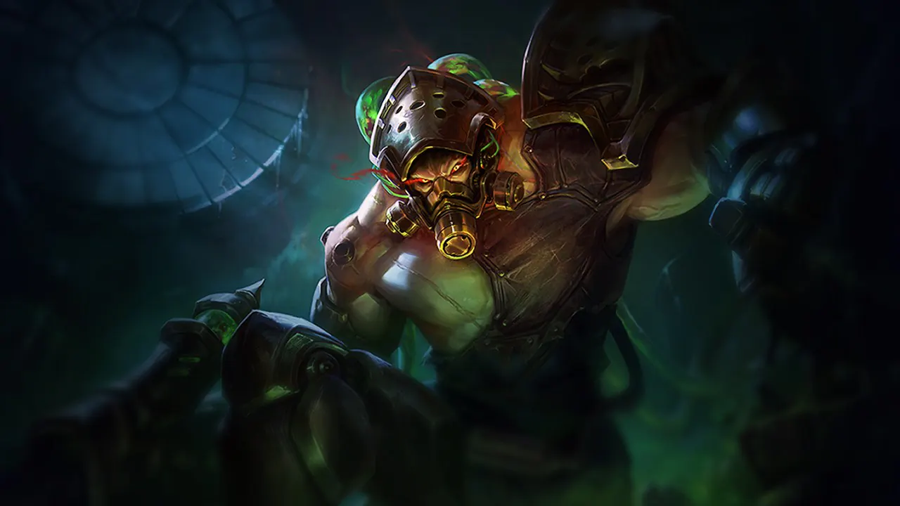 Chemtech Tryndamere splash art