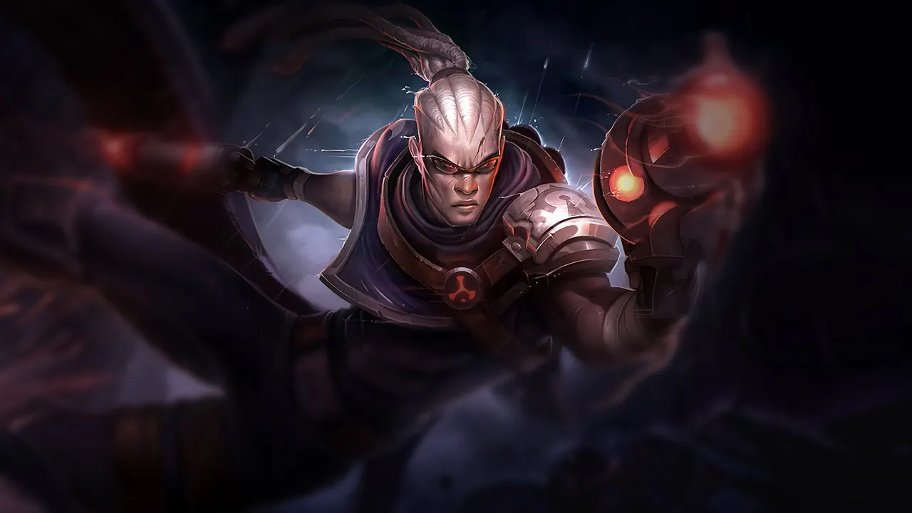 Hired Gun Lucian splash art