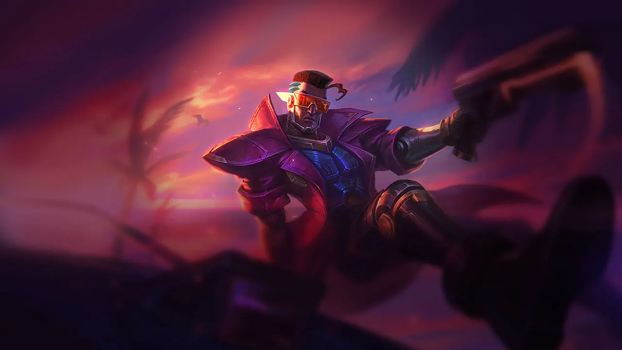 Demacia Vice Lucian splash art