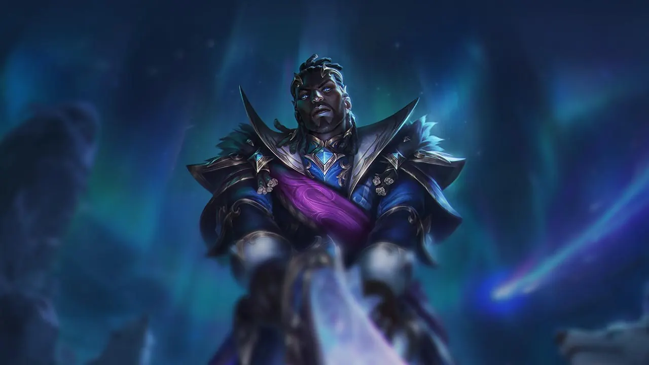 Winterblessed Lucian splash art