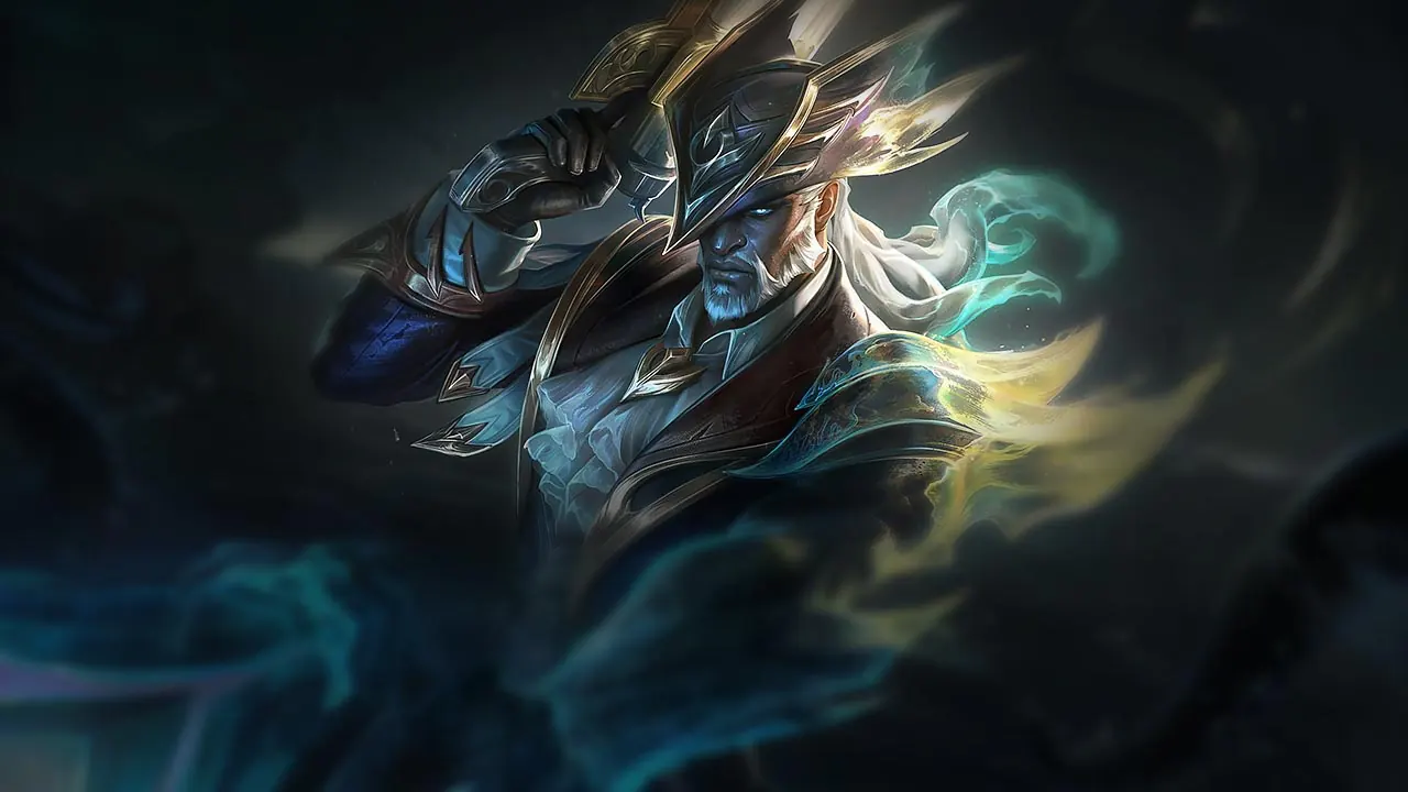 Sunken Shadows Lucian splash art