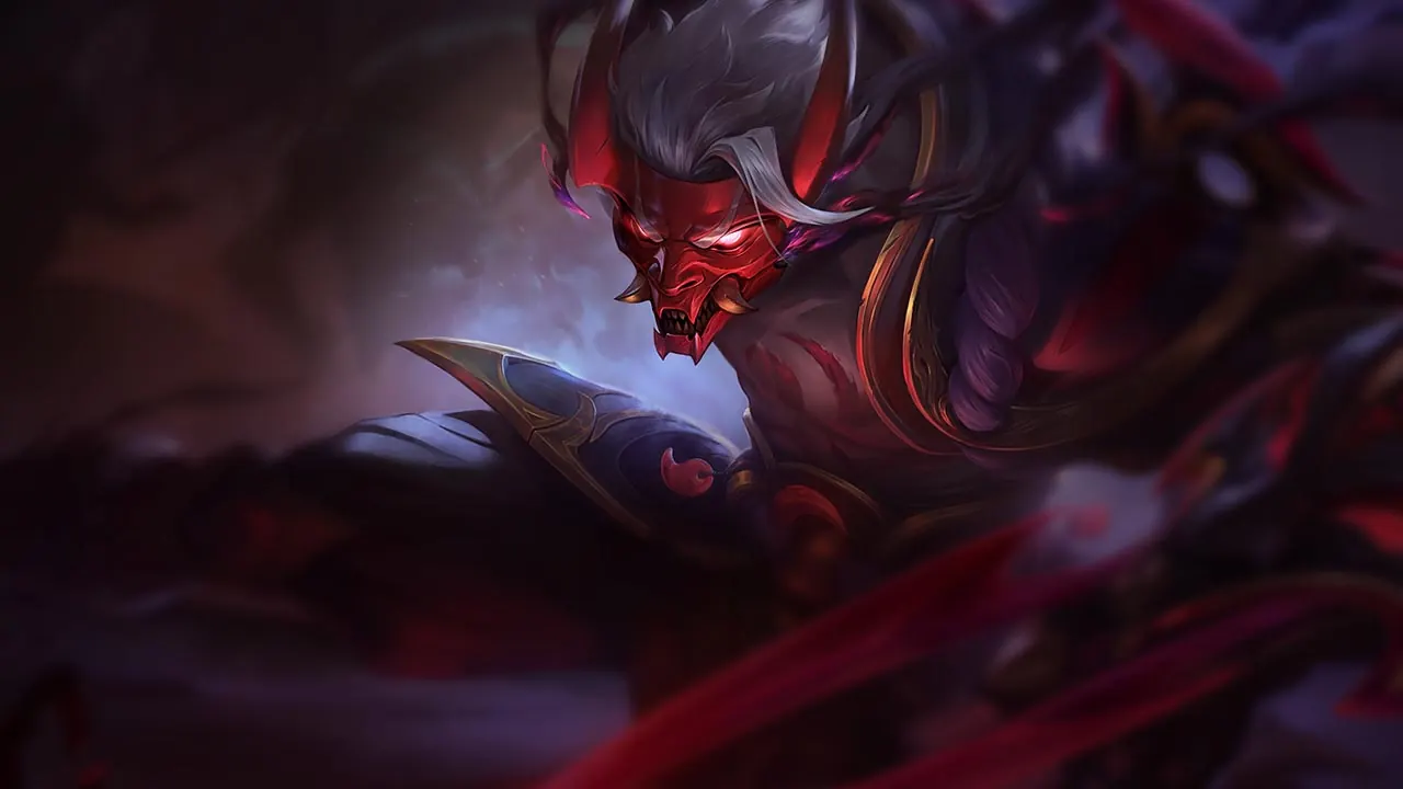 Blood Moon Zed splash art