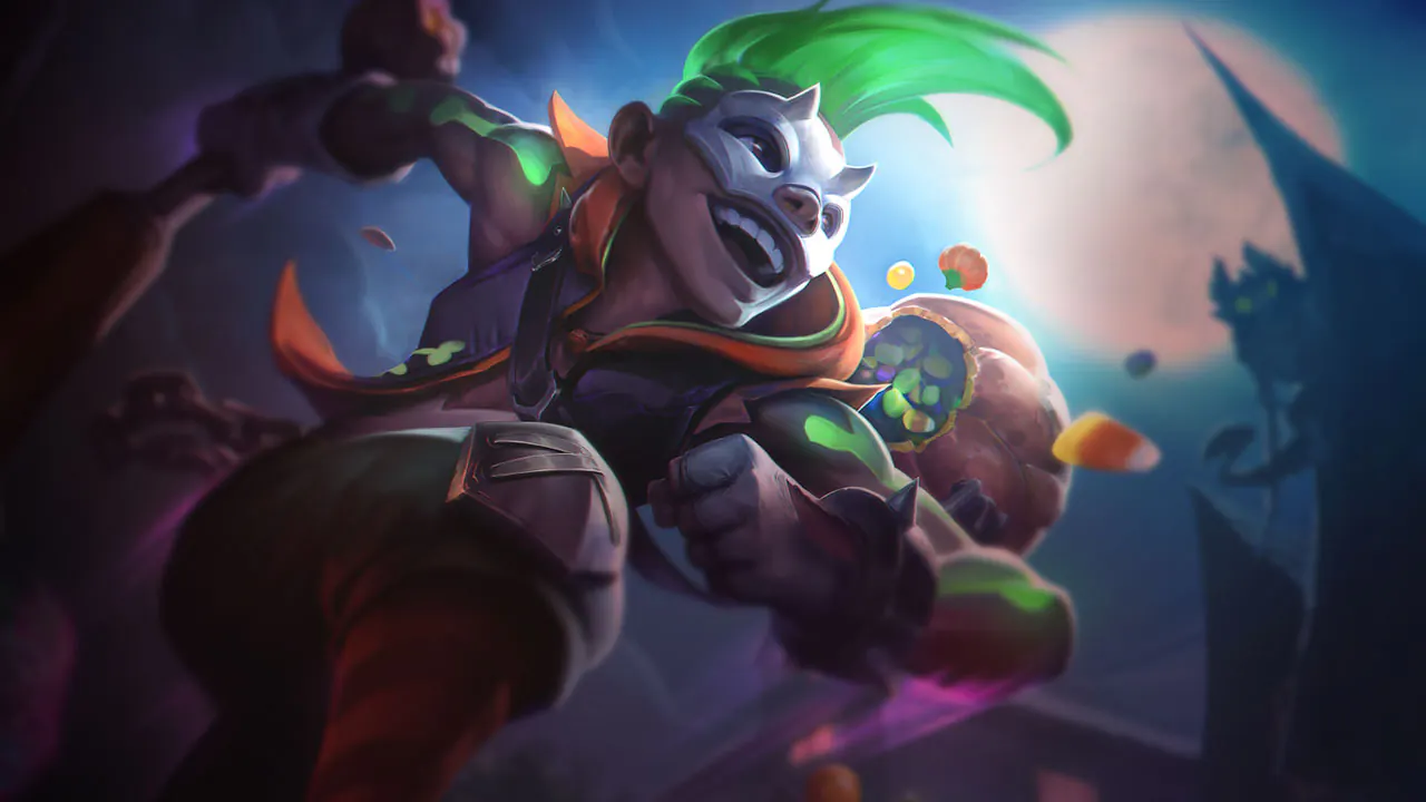 Trick or Treat Ekko splash art