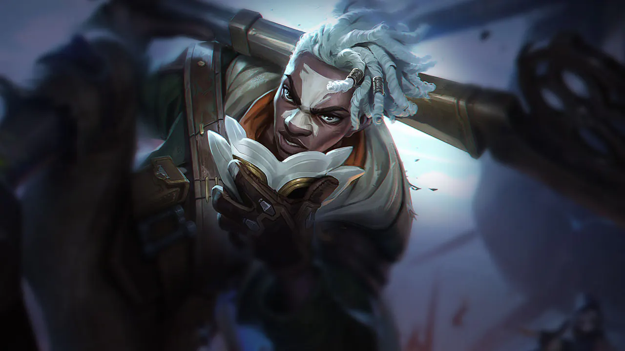 Arcane Firelight Ekko splash art