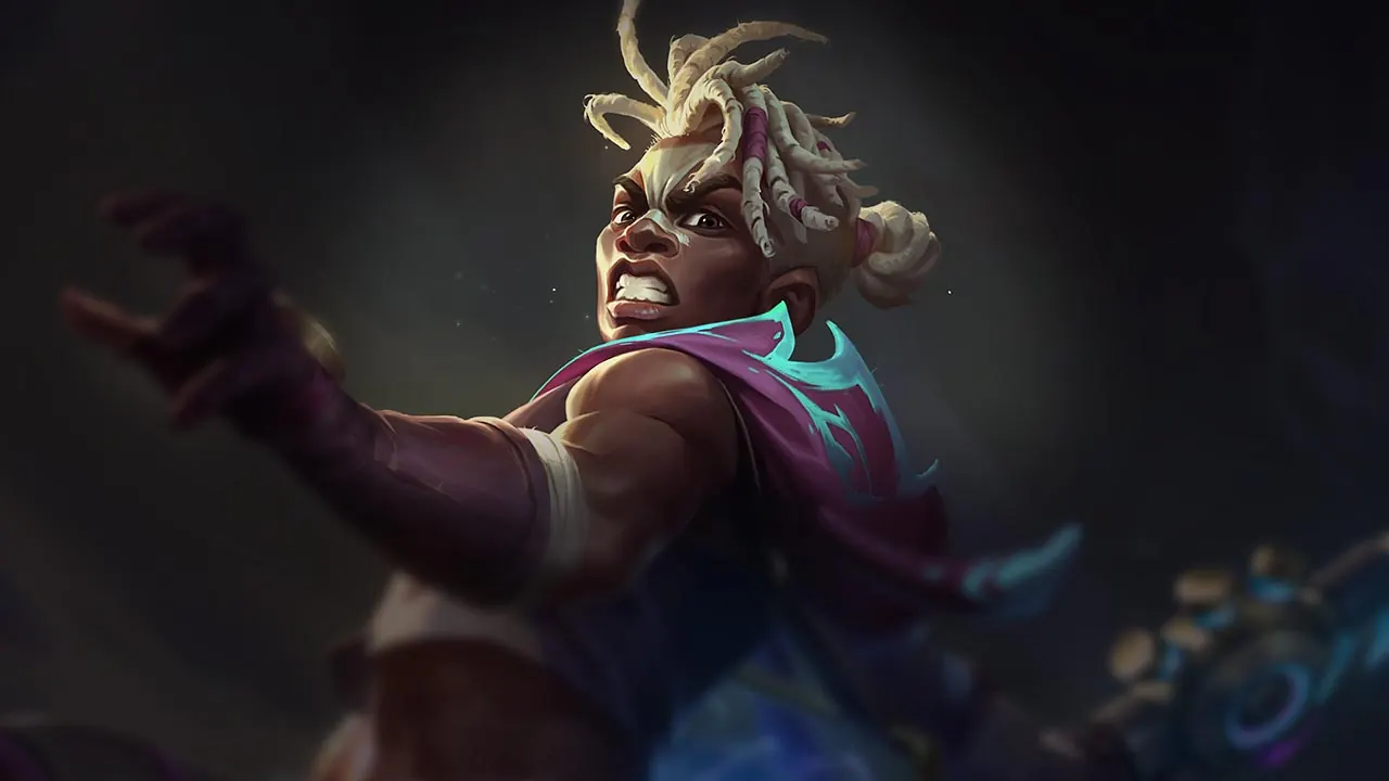 Arcane Last Stand Ekko splash art