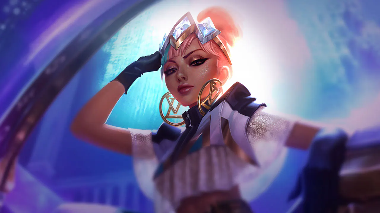 Prestige True Damage Qiyana (2022) splash art
