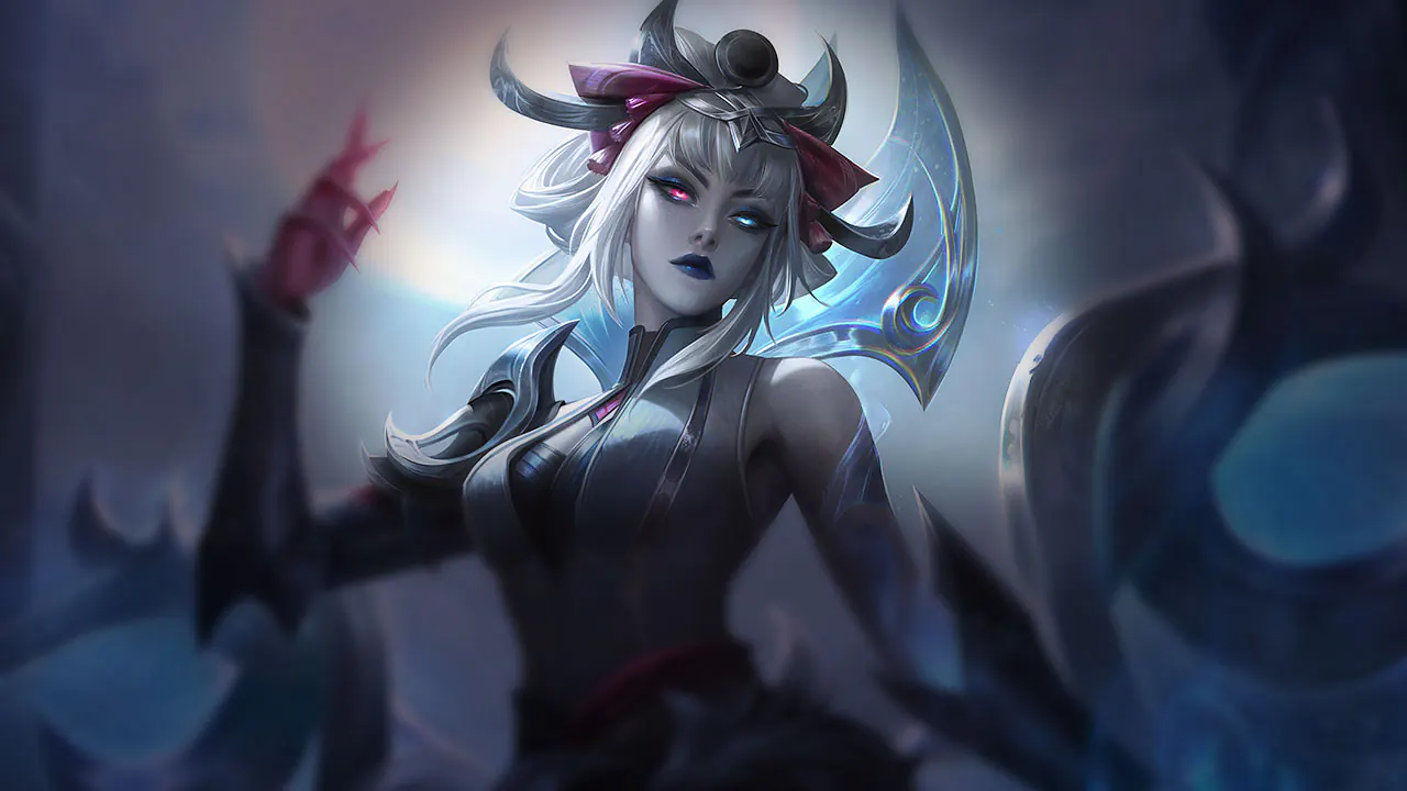 Snow Moon Morgana splash art