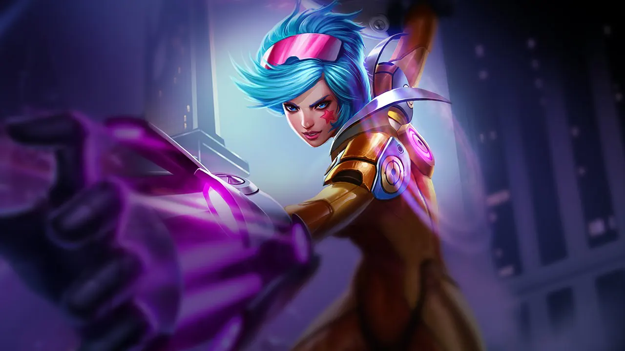 Neon Strike Vi splash art