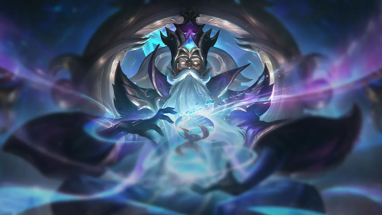 Winterblessed Zilean splash art
