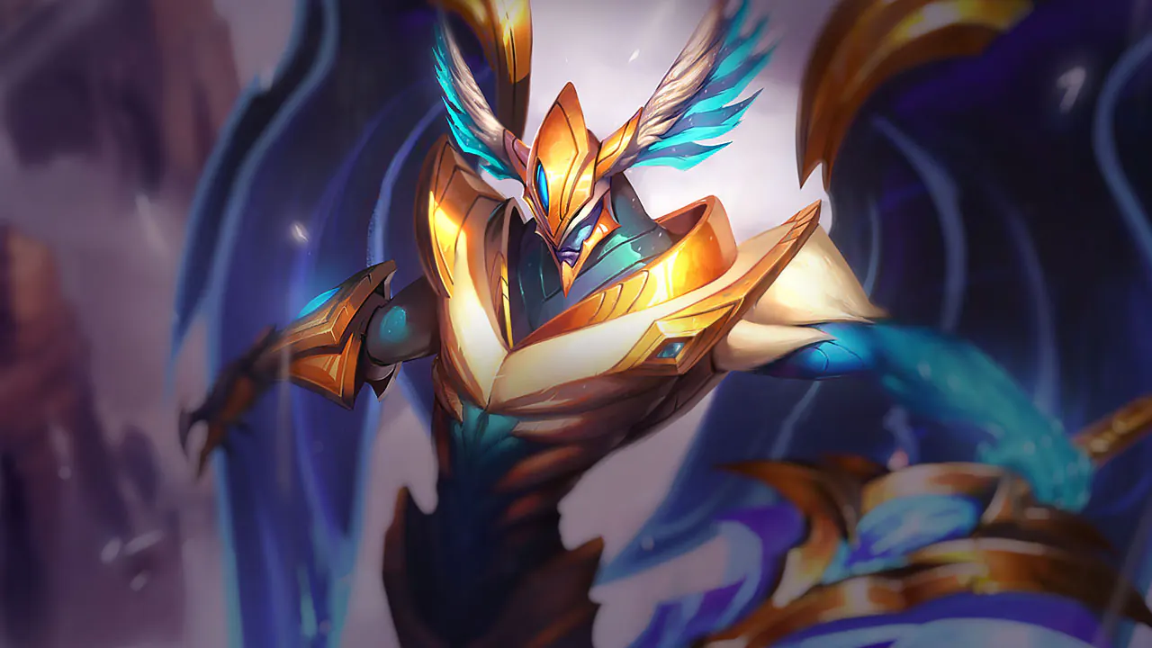Justicar Aatrox splash art