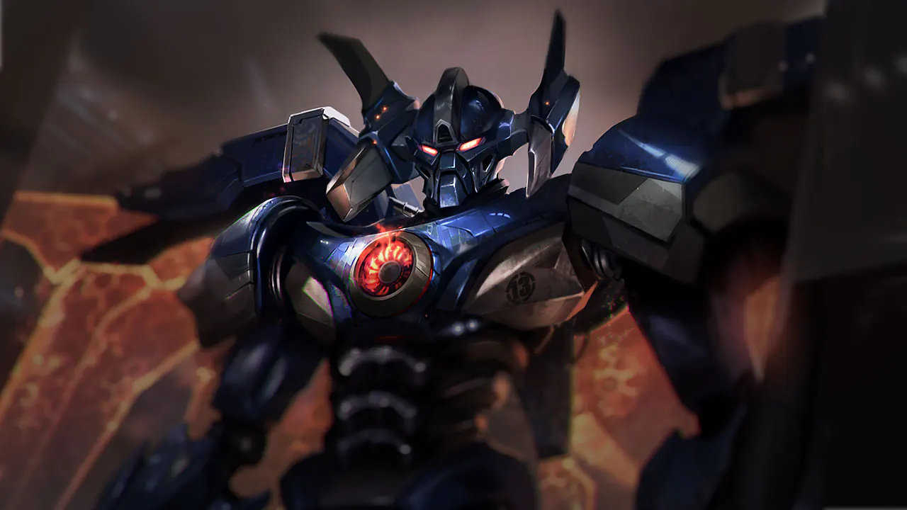 Mecha Aatrox splash art