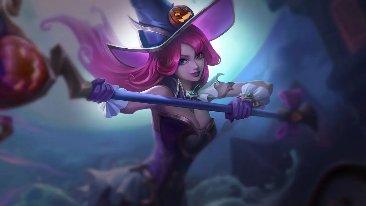 Bewitching Nami splash art