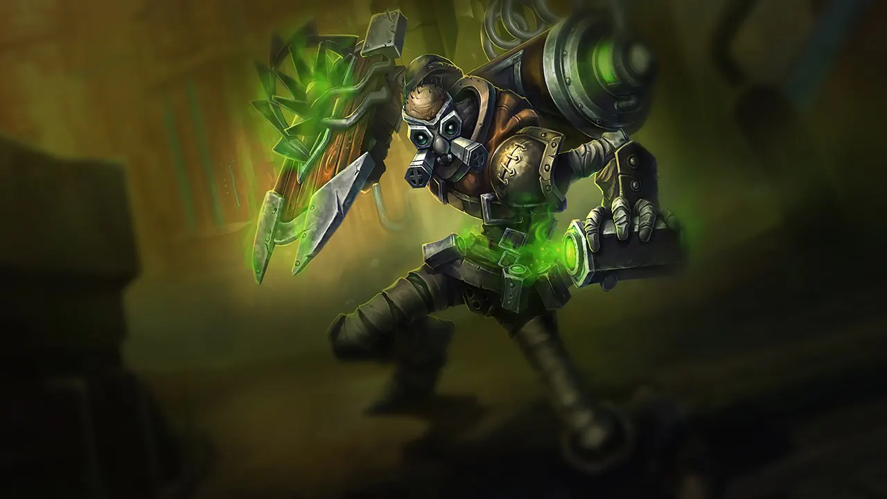 Hextech Singed splash art