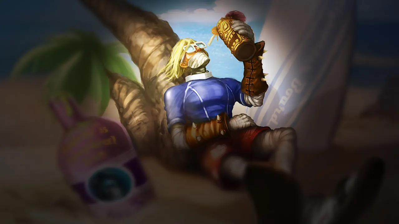 Surfer Singed splash art